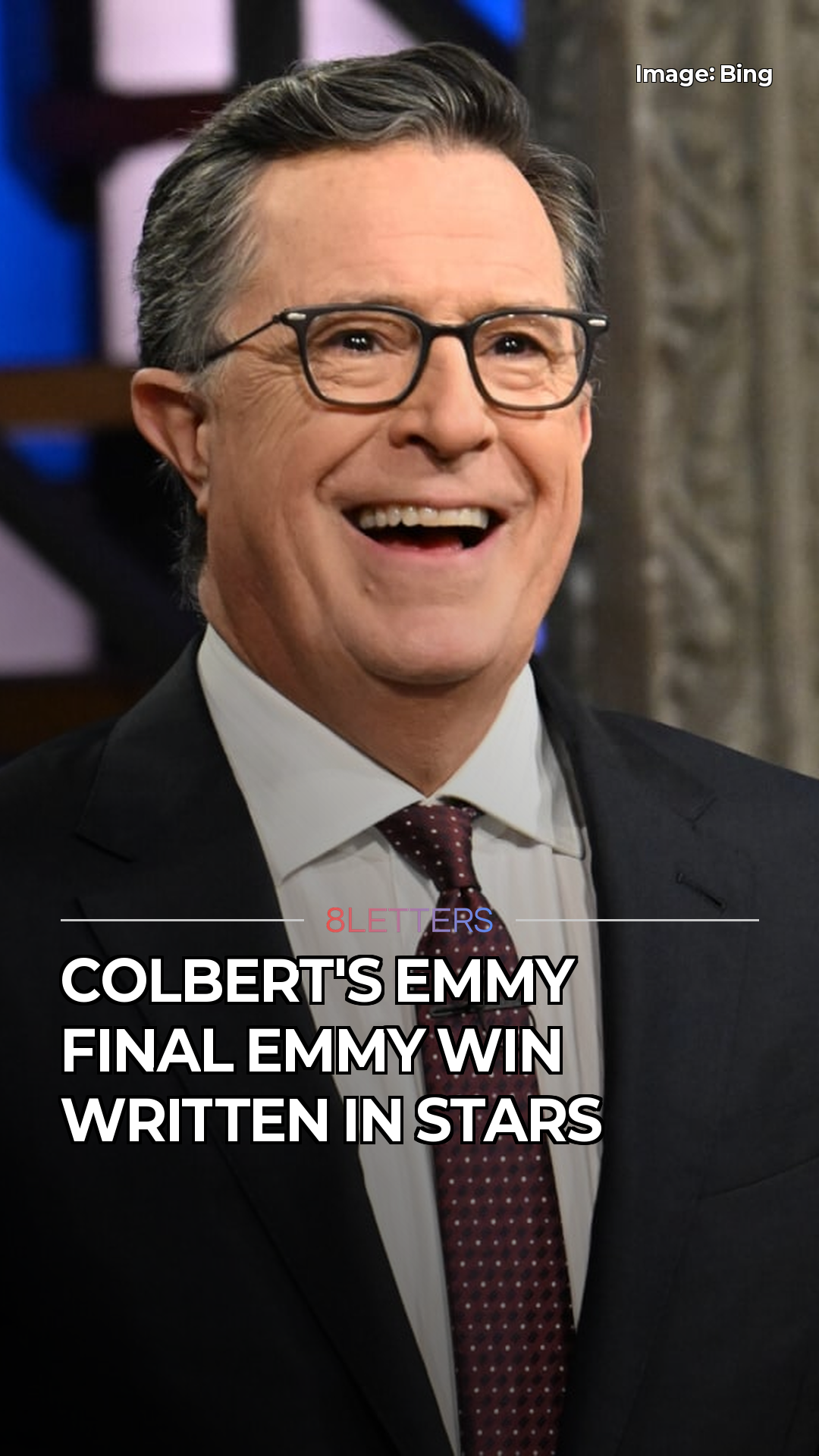 Stephen Colbert: Emmy Farewell Under Yang Water Luck