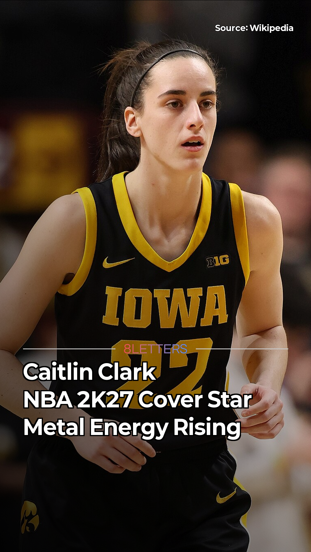 Caitlin Clark: Metal Star Shines on NBA 2K27 Cover